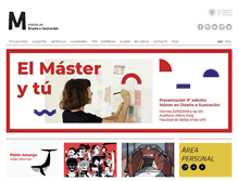 Tablet Screenshot of masterdisenoilustracion.com